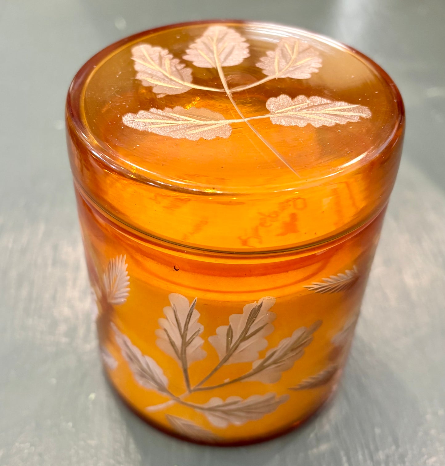 Amber Foliage Candle