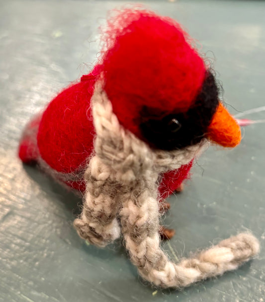 Cozy Cardinal Ornament