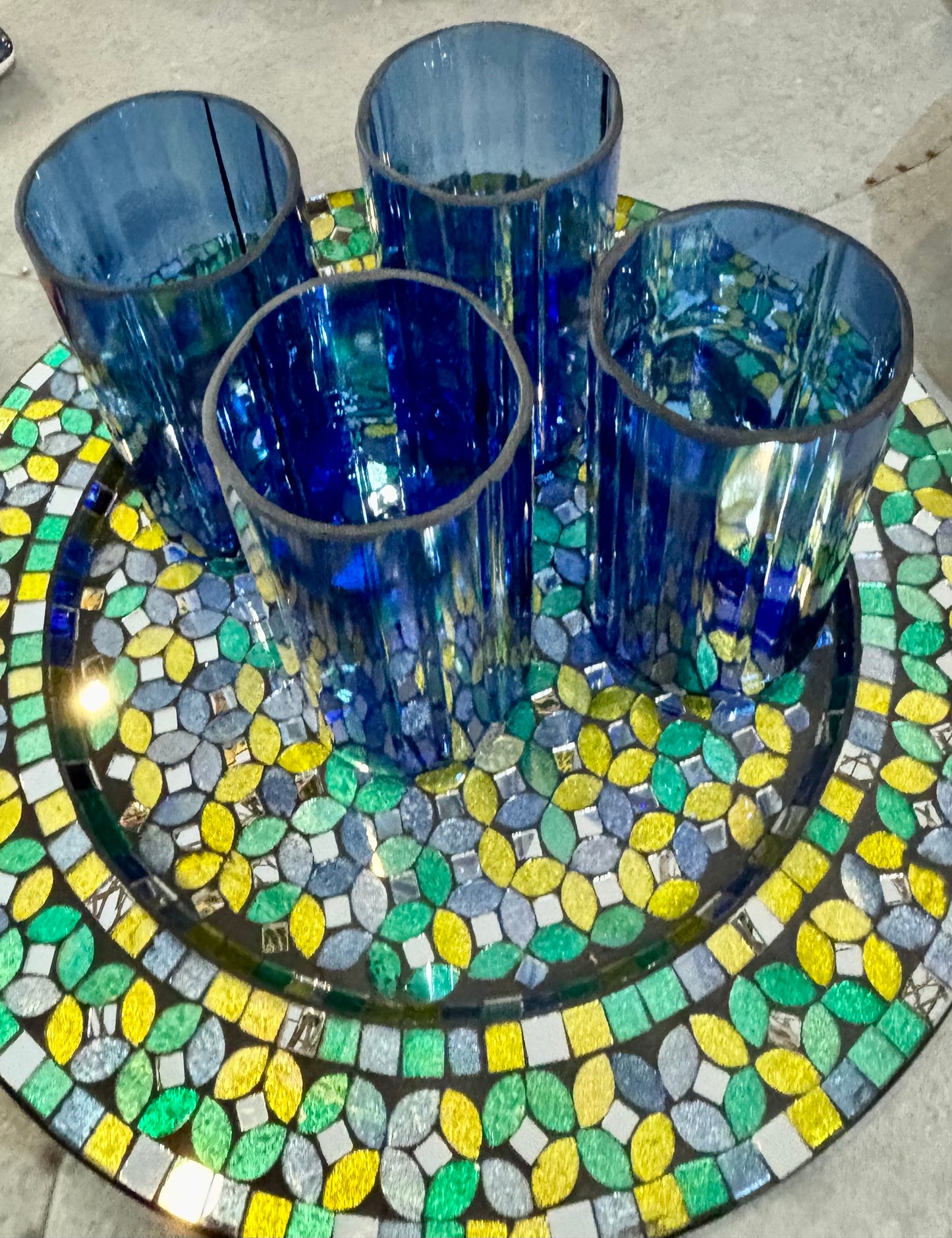 Mirrored Mosaic Tray