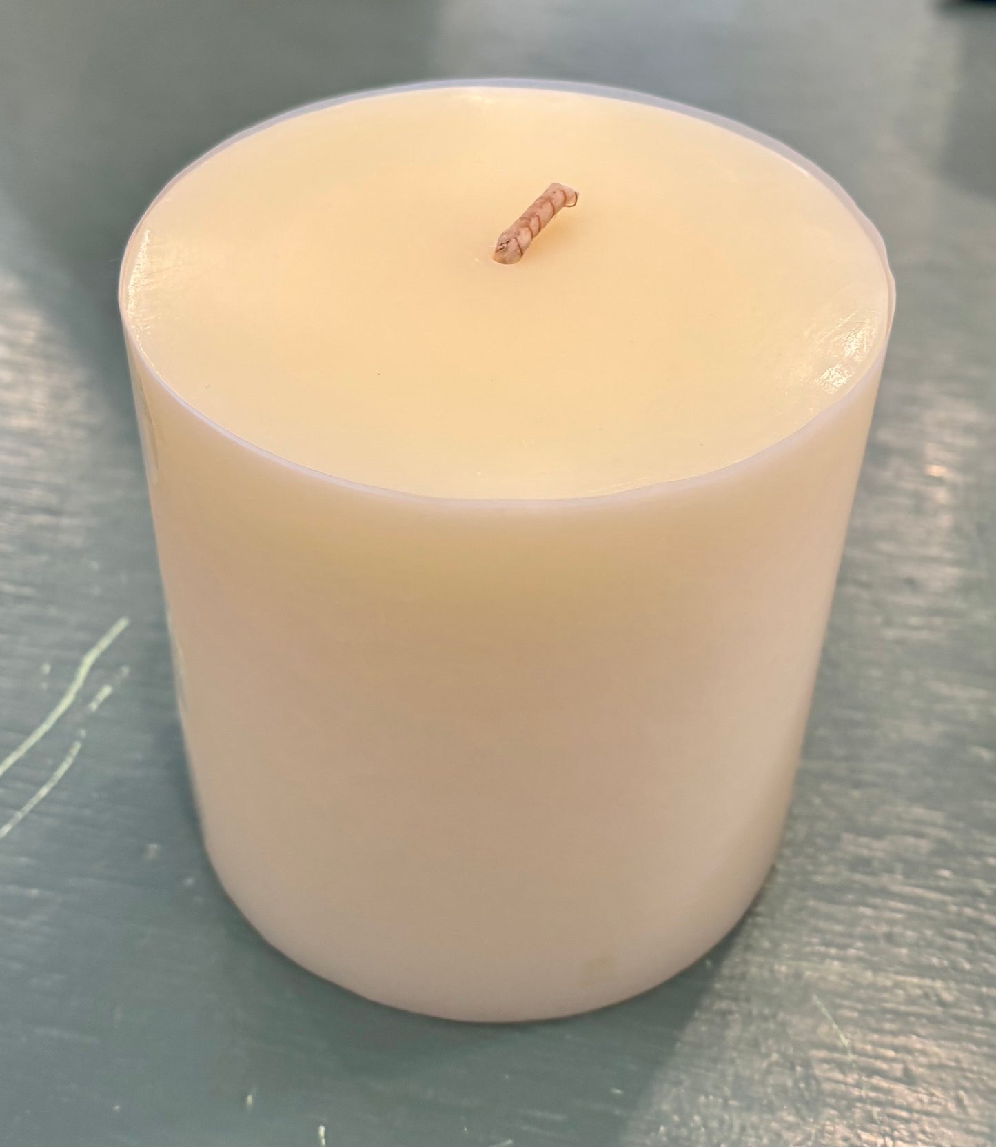 4" x 4" Pillar Candle/Ivory