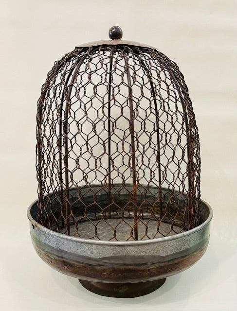 Dome Planter, Chicken Wire cover