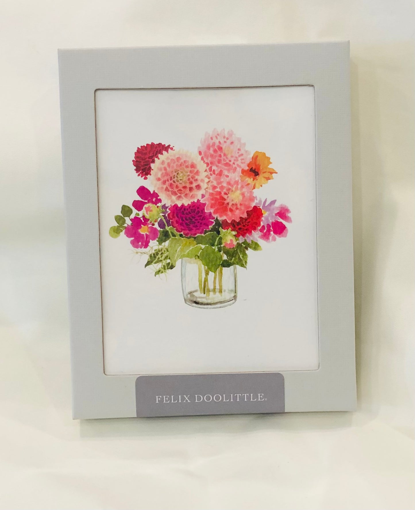 Box of 8 Cards/Autumn Dahlias
