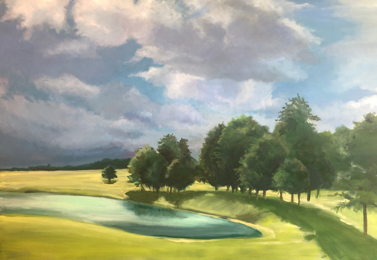 "On Godbey Lane" Oil Painting