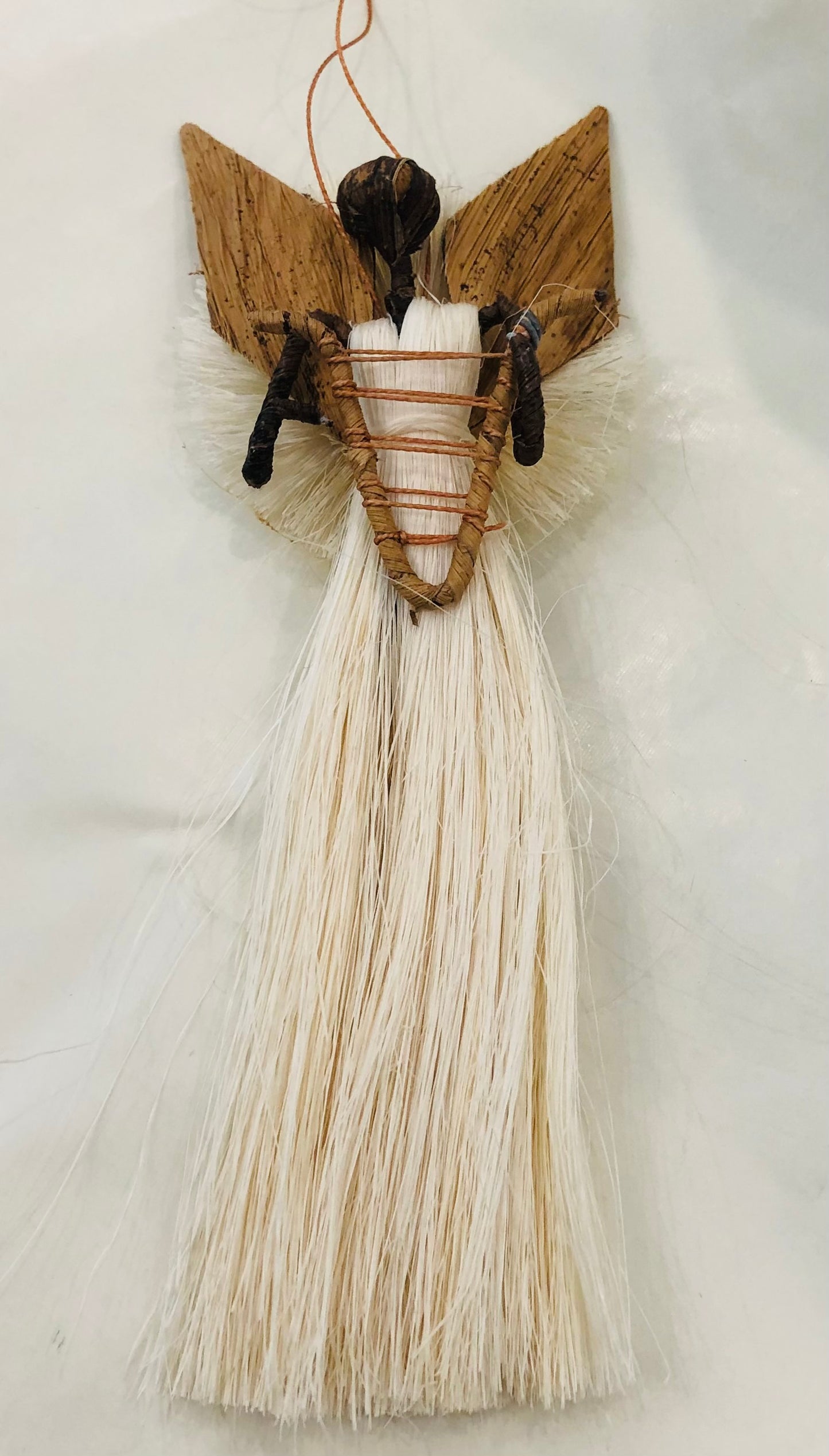 Angel Ornament, Banana Fiber and Sisal