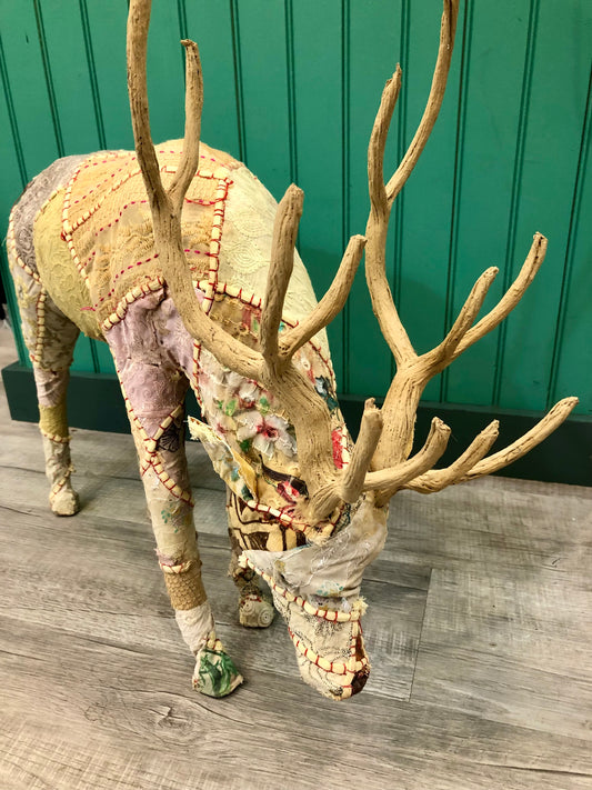 Bavarian Forest Stag, Grazing