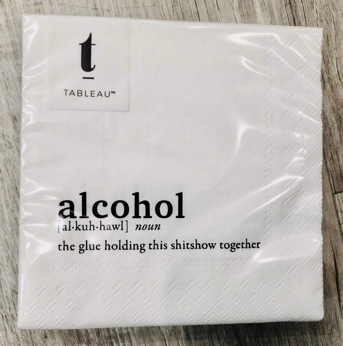 "Alcohol" Cocktail Napkins