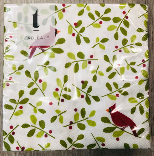 Christmas Cardinal Cocktail Napkins