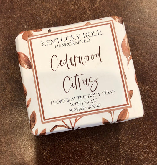 Cedarwood Citrus Hemp Body Soap