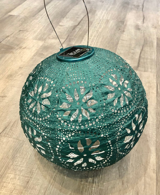 Hanging Solar Lantern/Green
