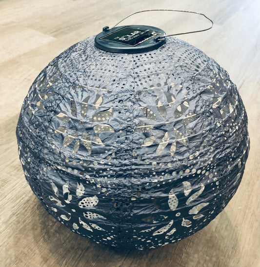 Hanging Solar Lantern/Blue