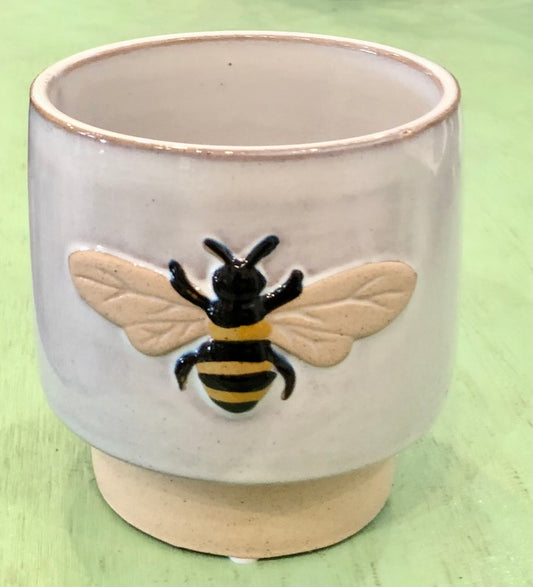 Embossed bee Planter