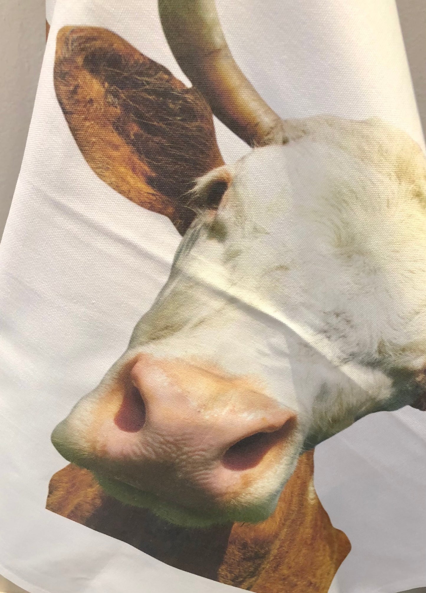 Cotton Tea Towel, Cow