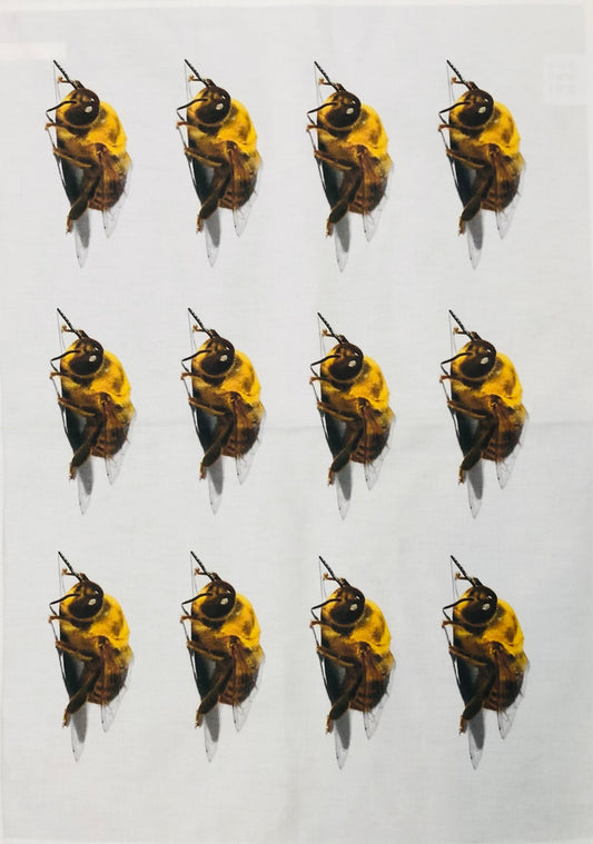 Cotton Tea Towel, Honey Bee