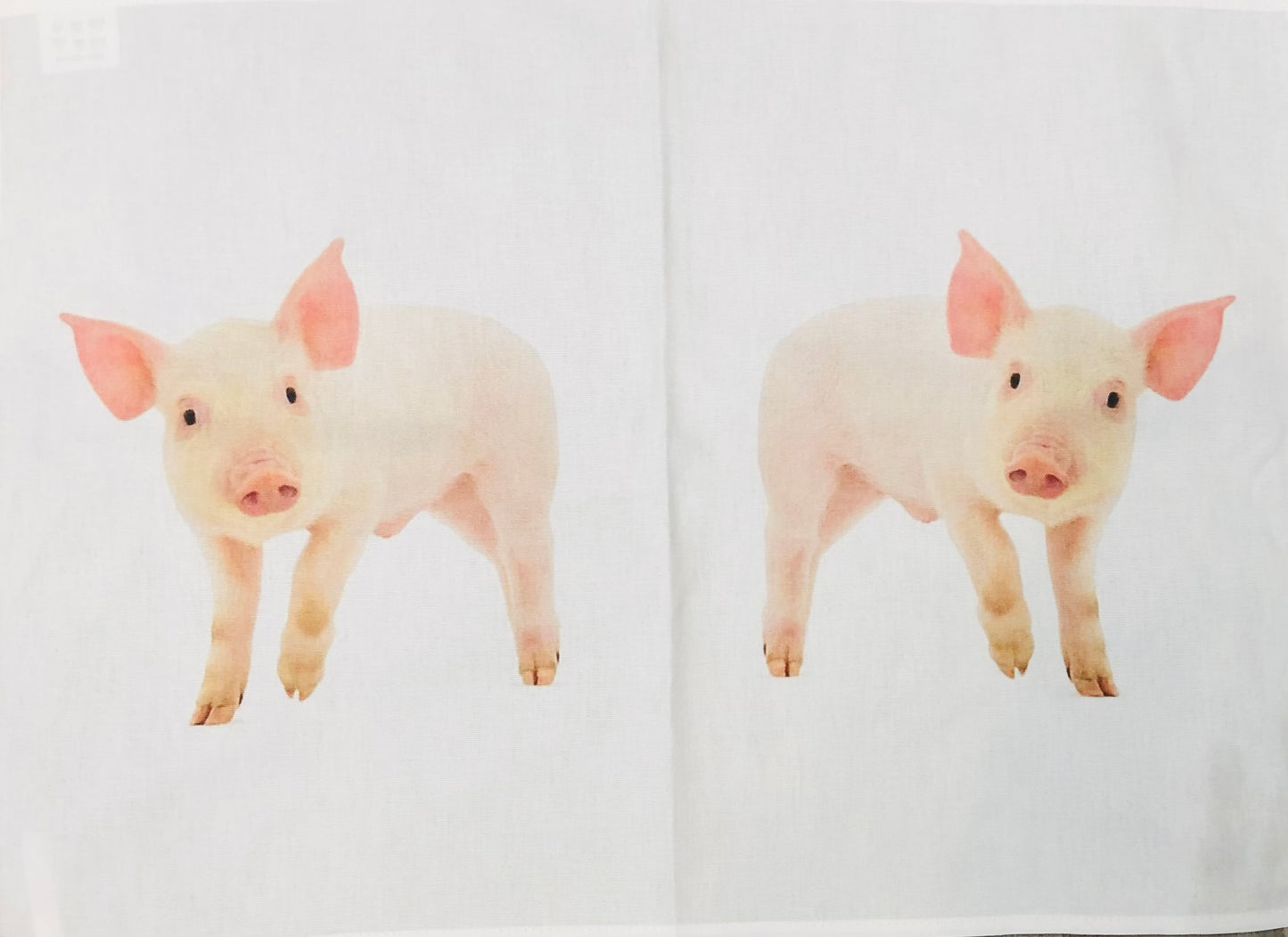 Cotton Tea Towel, Little Piggy