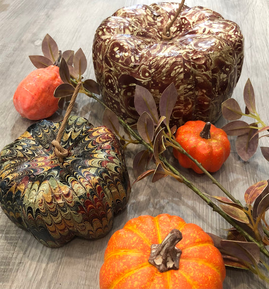 Marbleized Pumpkin, Medium