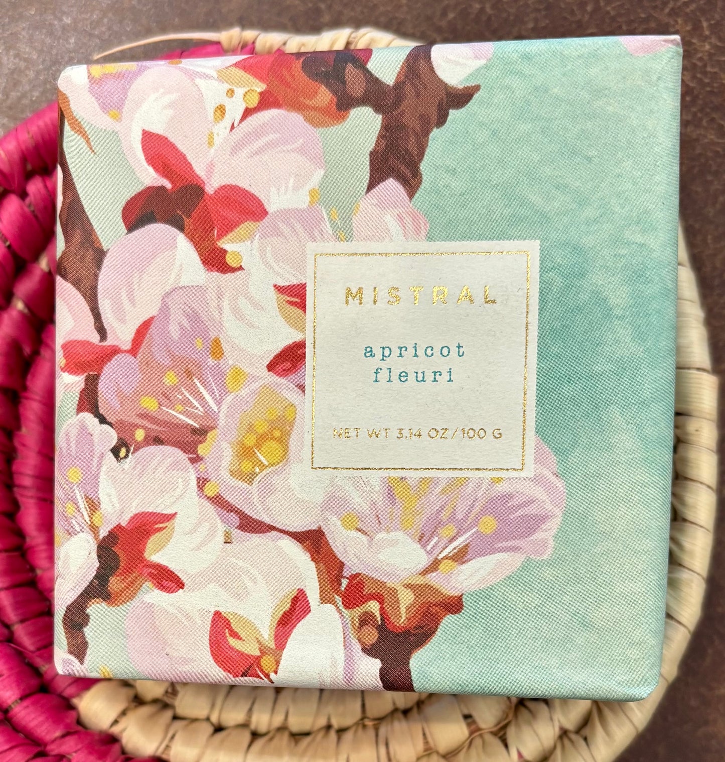 Mistral Apricot Fleuri French Soap