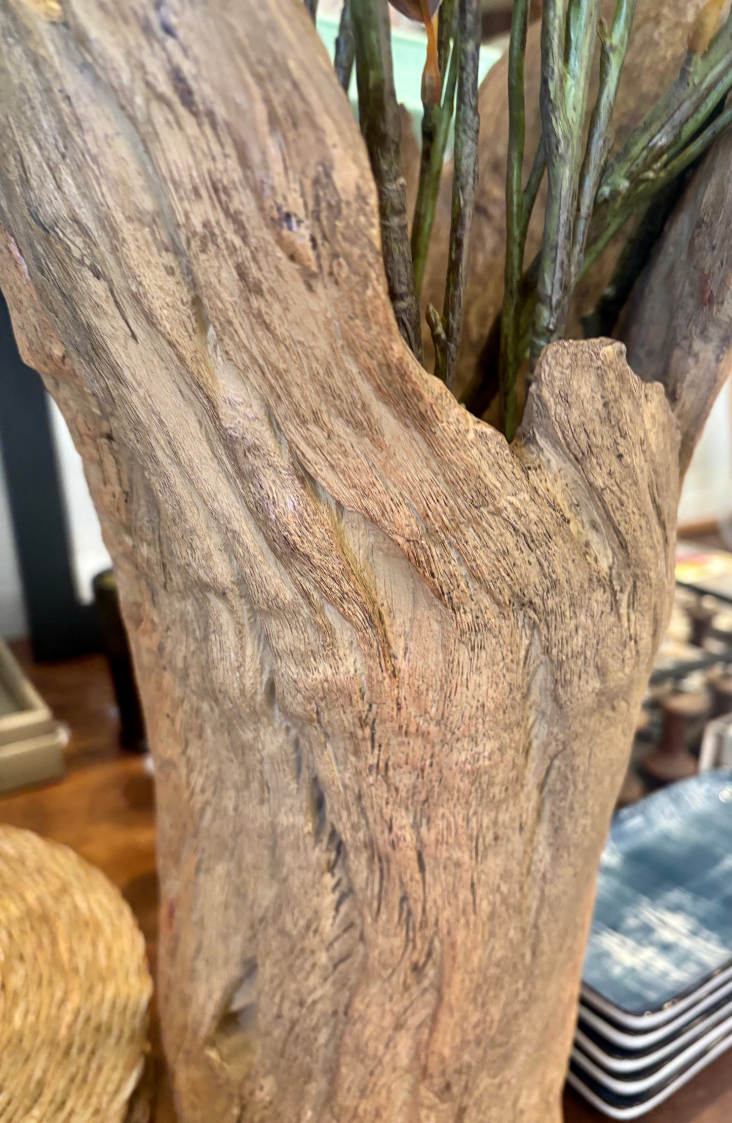 Tree Trunk Planter/Vase/Sculpture