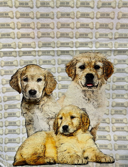 "Retriever Puppies" Towel