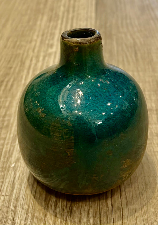 Vase/Bud/Ocean Blue
