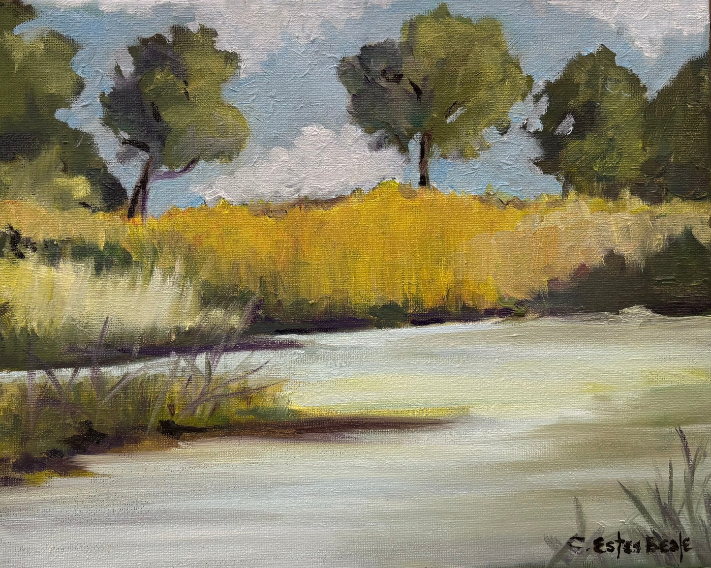 "Kentucky Pond", Painting by Connie Estes Beale