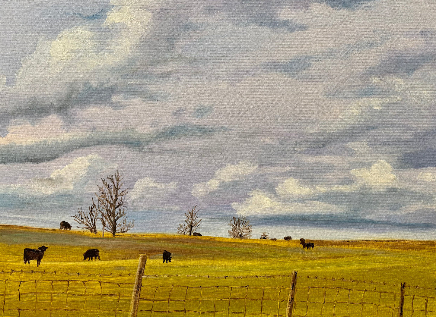 "Lavender Sky" Original Oil Painting