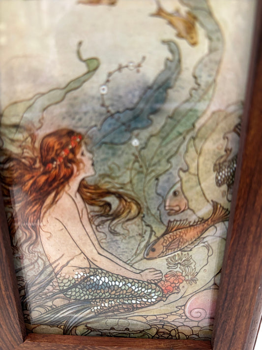 Mermaid Wooden Trinket Box