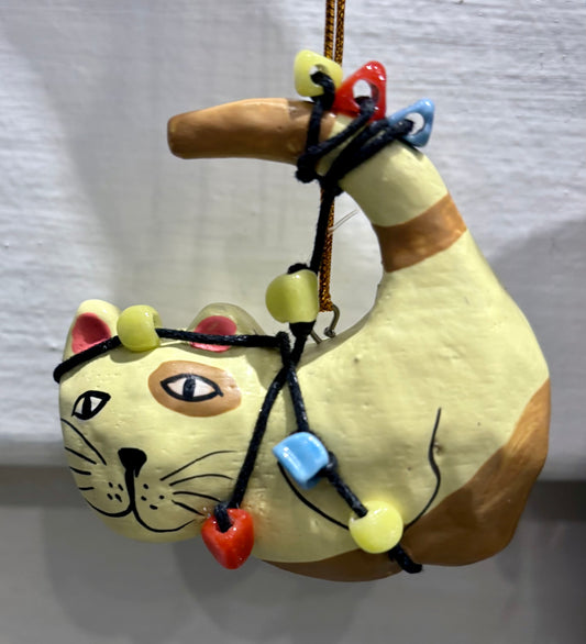 Tangled Cat Ornament