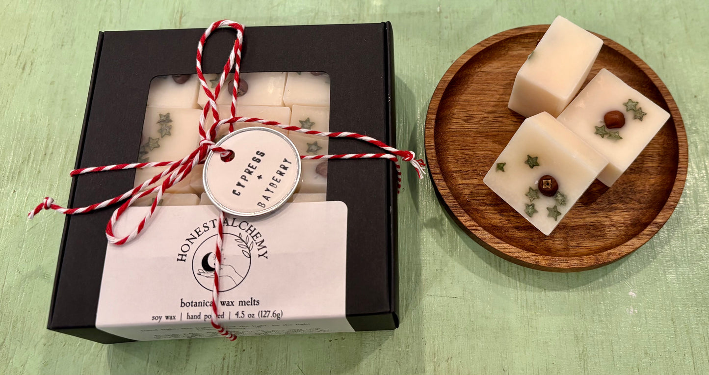 Botanical Wax Melts/Cypress & Bayberry