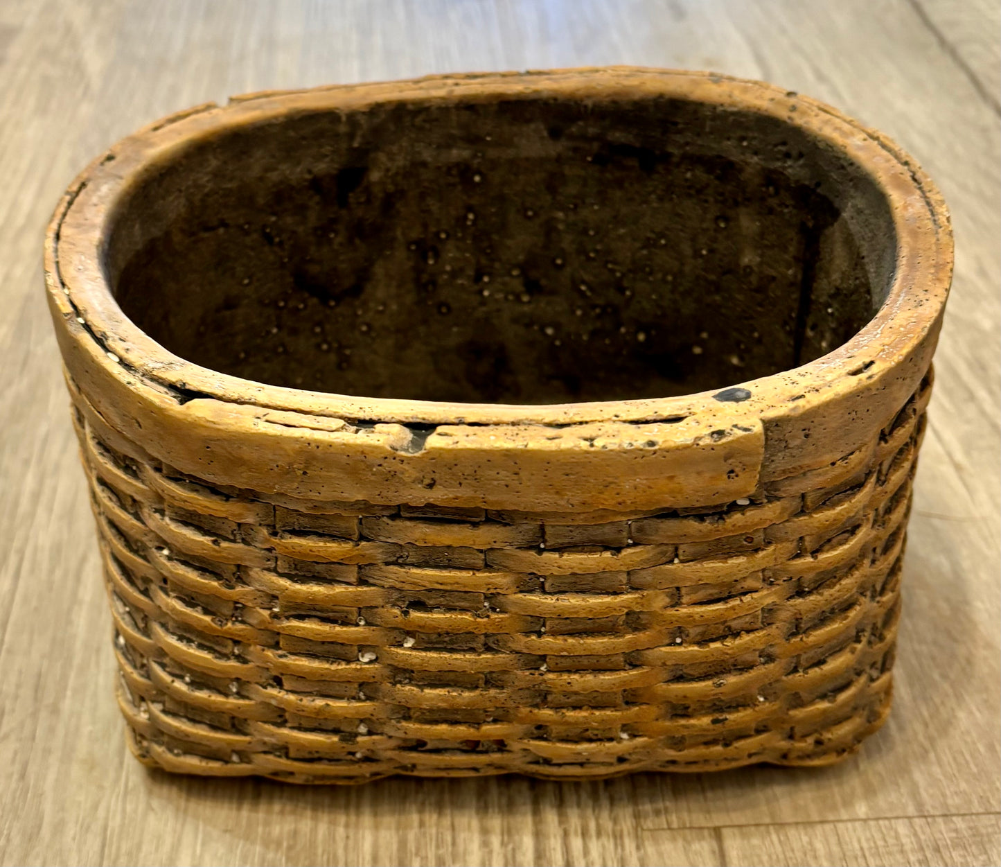 Basket Design Cement Planter