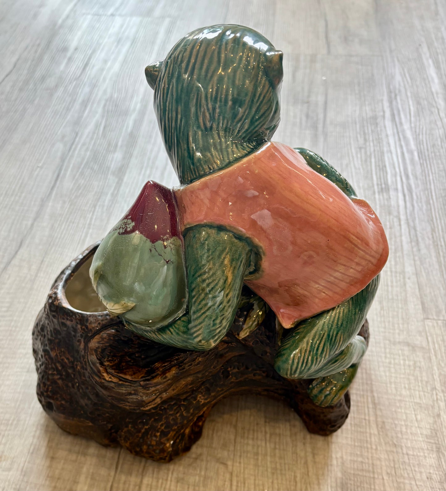 Earthenware Monkey Planter
