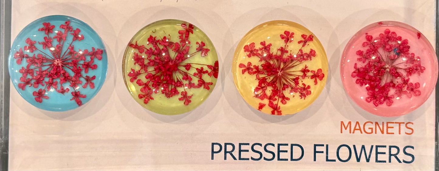 Pressed Flowers Magnets
