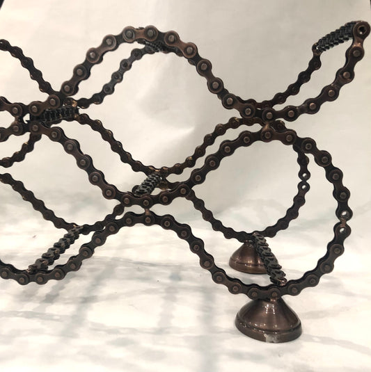 Bike Chain Wine Rack