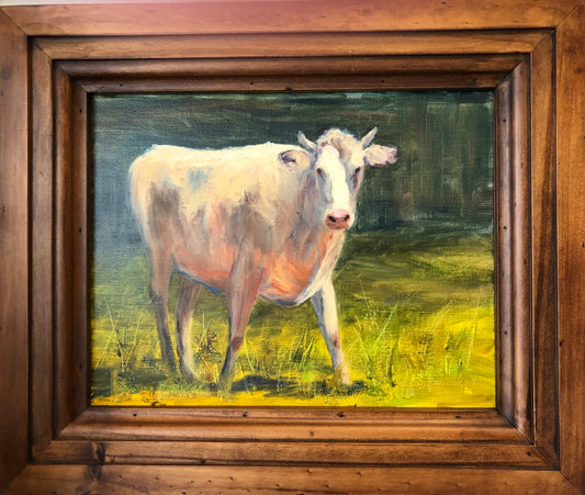 Painting, "Cow" Oil