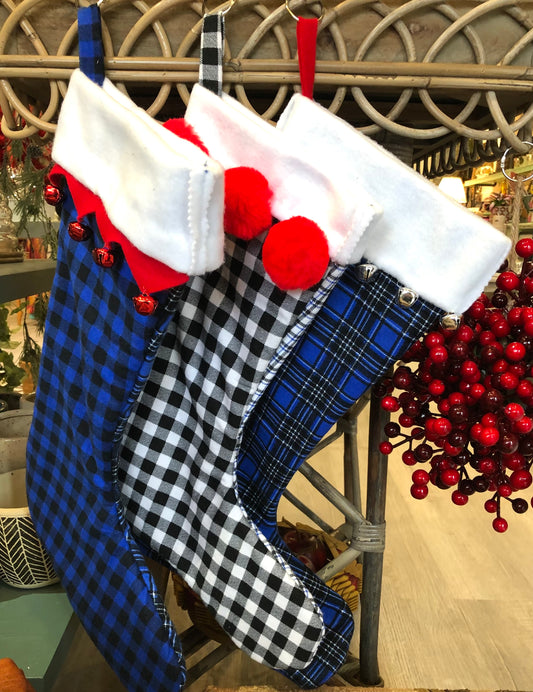 Plaid Christmas Stocking