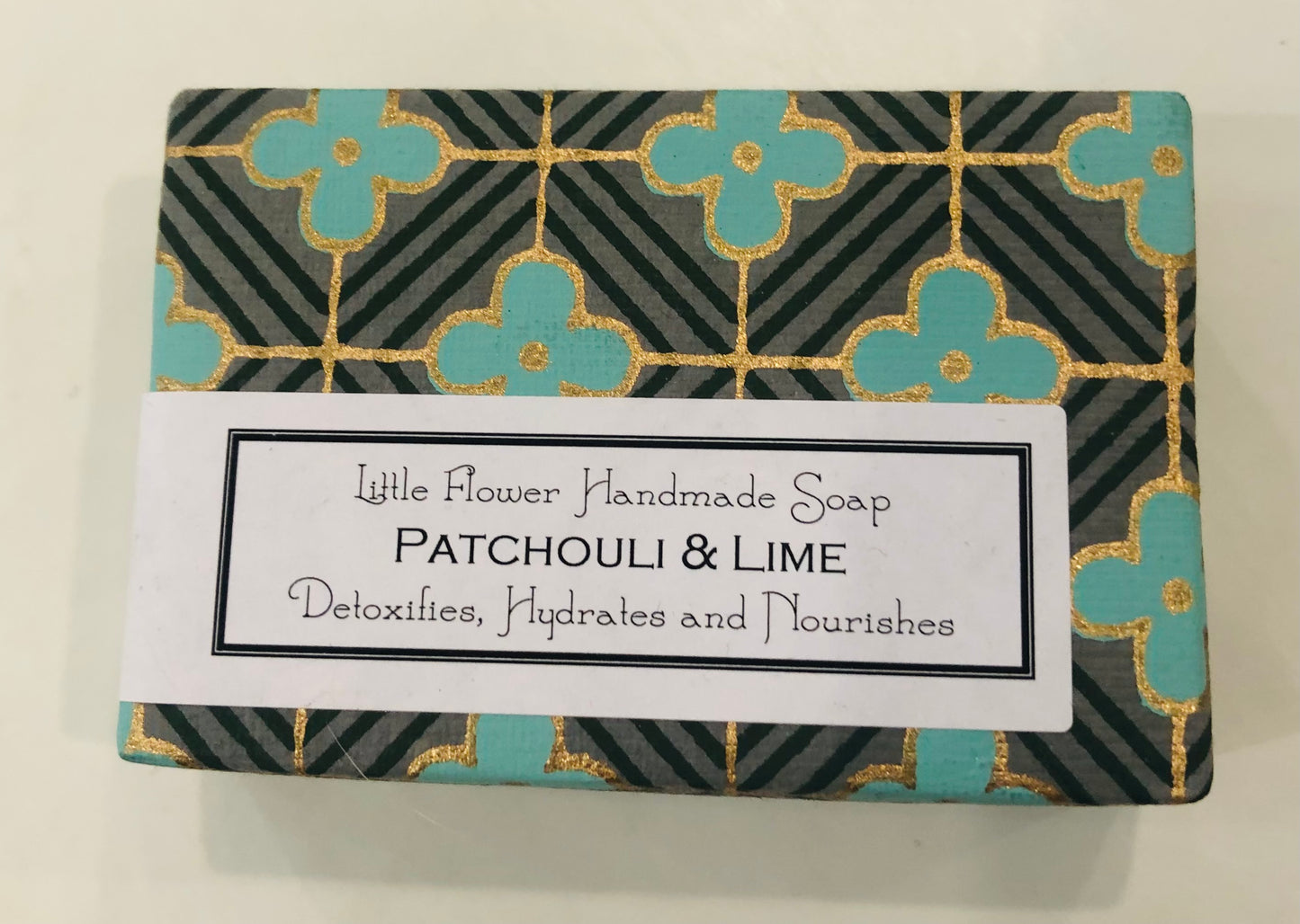 Soap, Patchouli Lime Handmade Soap, 3.5 oz.