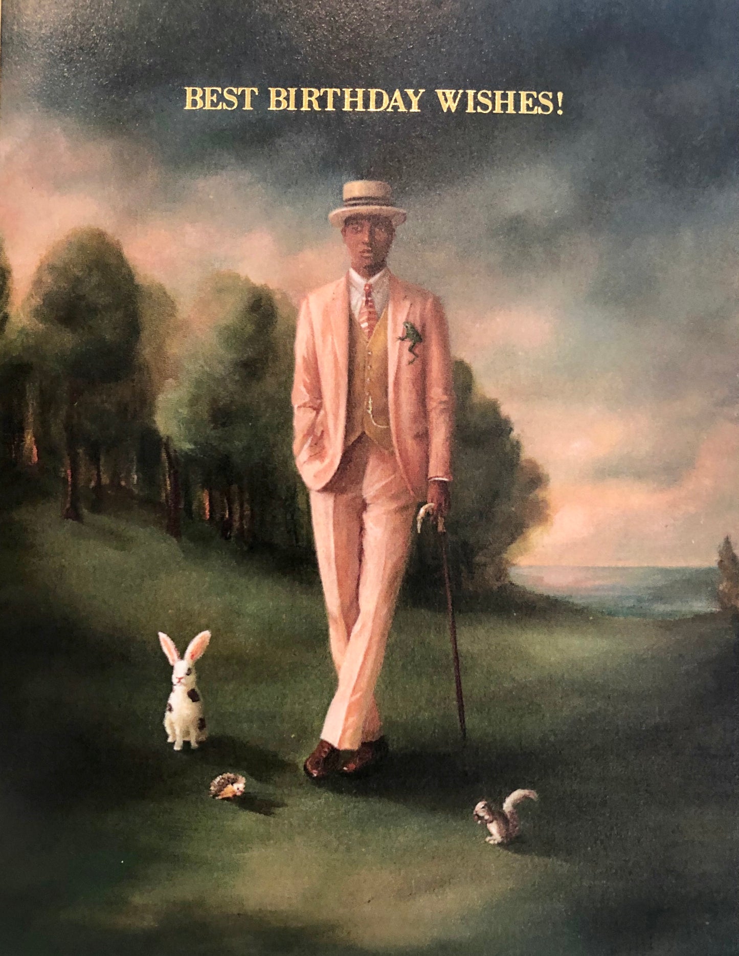 Birthday Card, "Best Birthday Wishes"