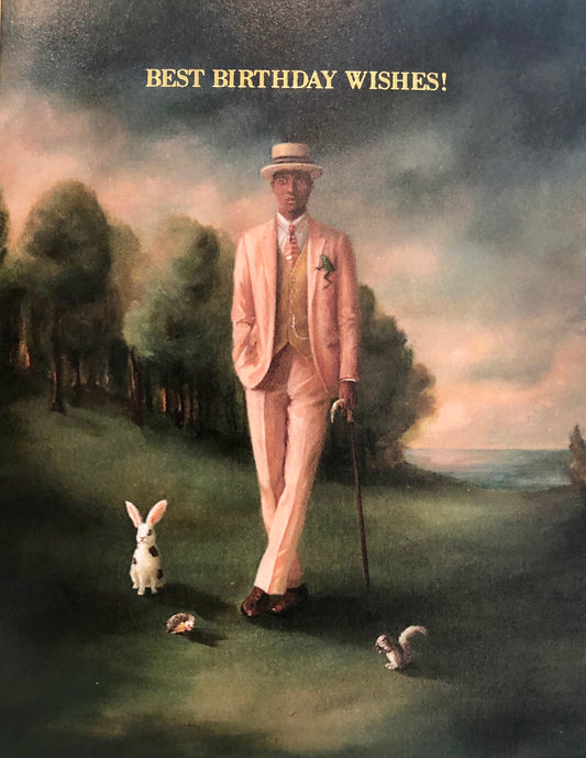 Birthday Card, "Best Birthday Wishes"