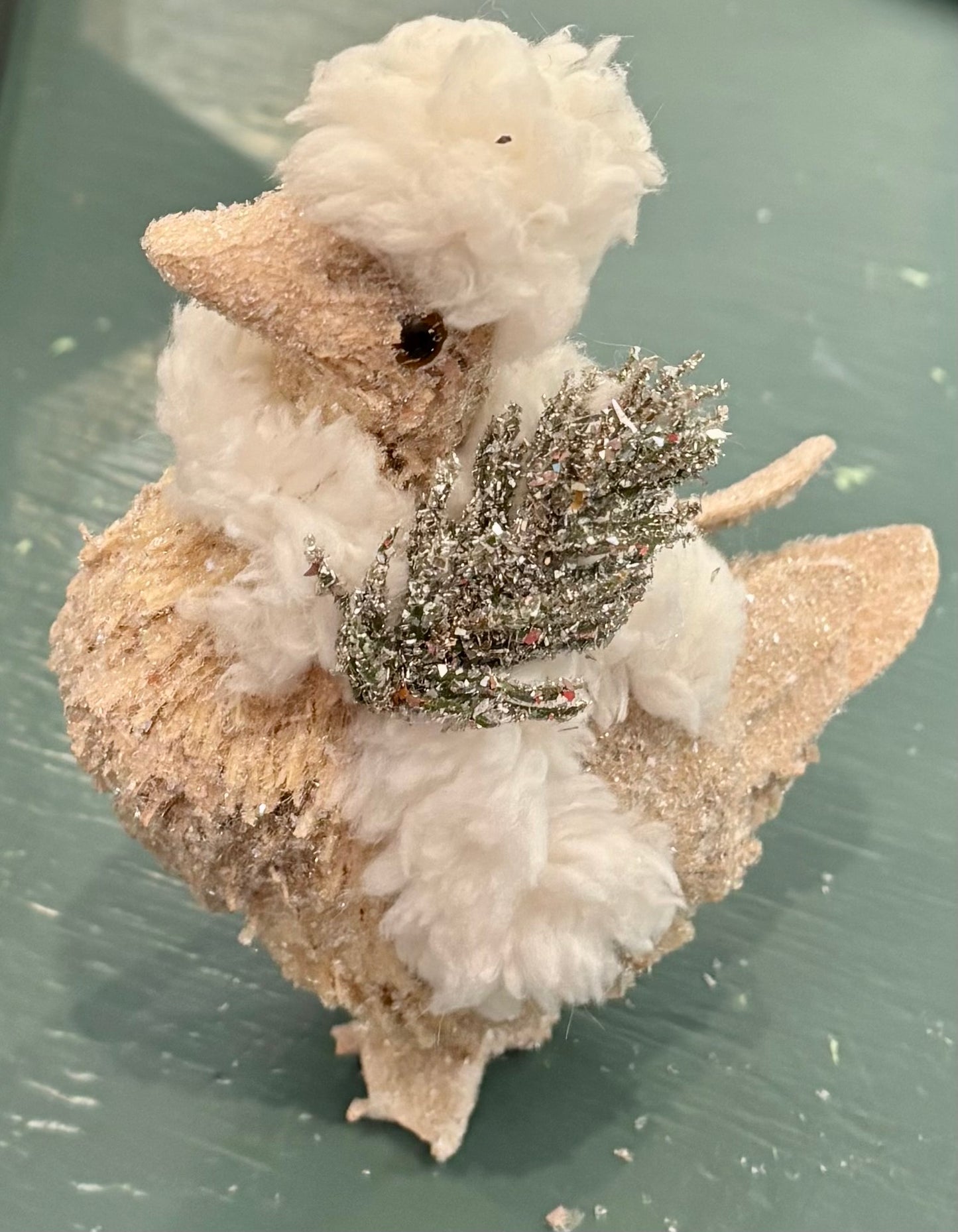 Small Sherpa Fur Gosling Decoration