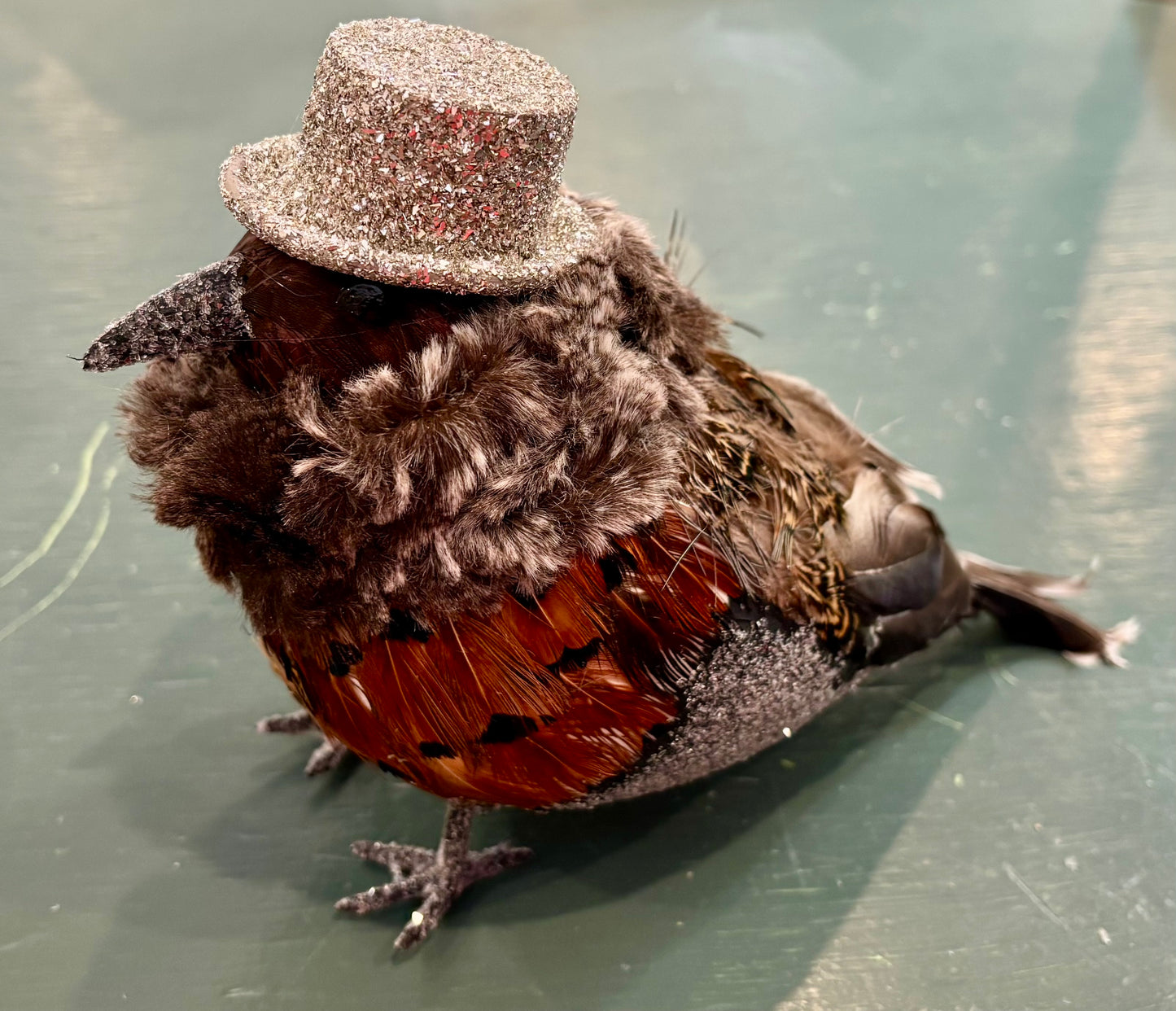 Chubby Sparrow with Hat/Ash Fur