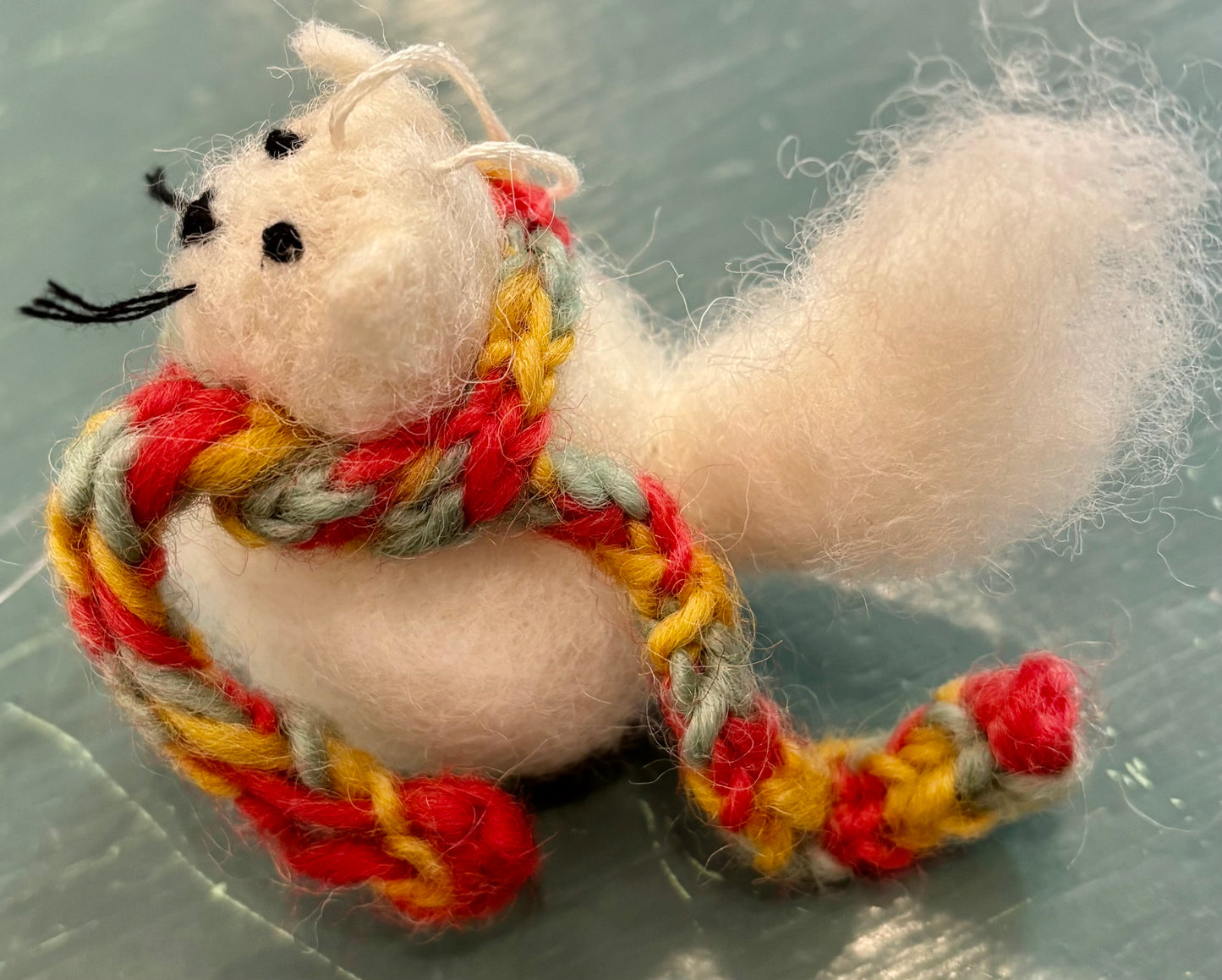 Fuzzy Kitten Ornament