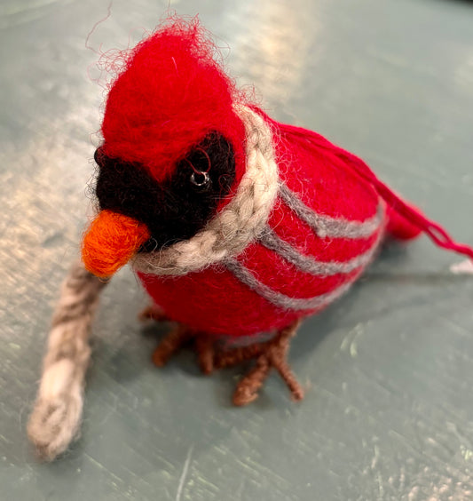 Cozy Cardinal Ornament