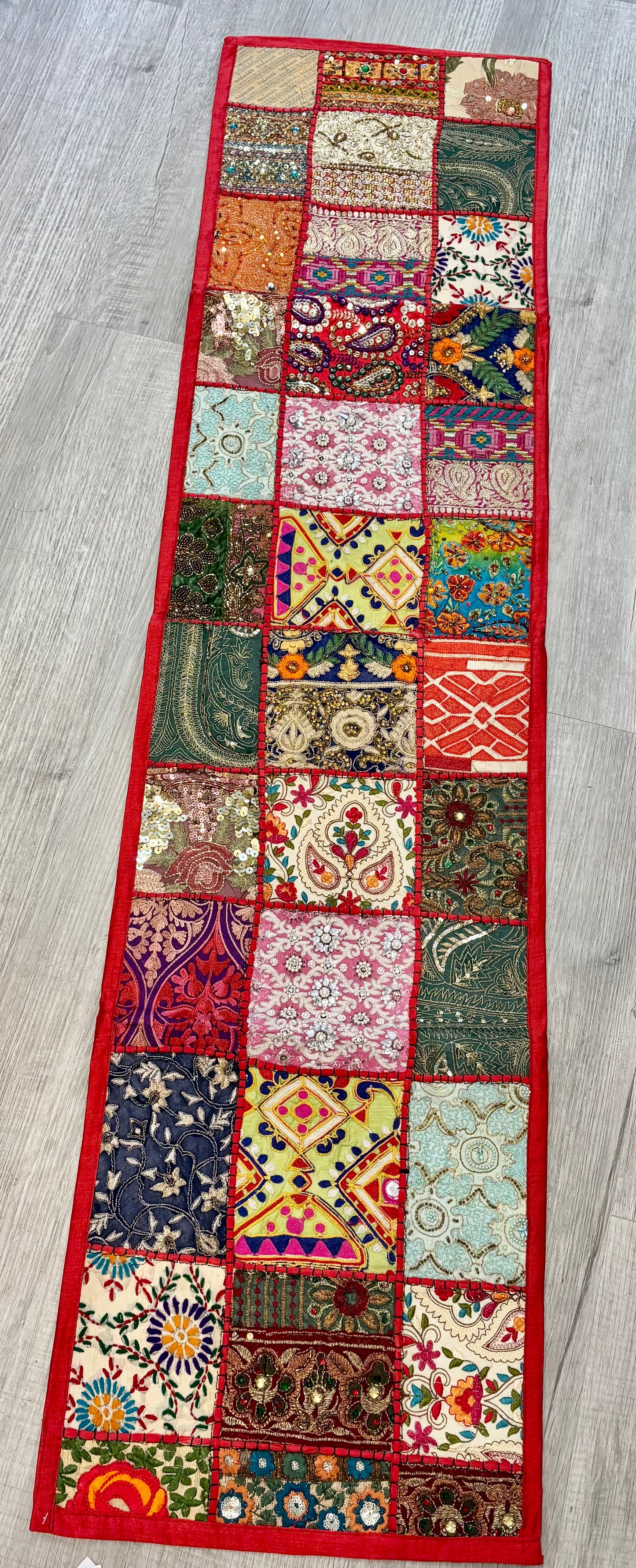 Glittering Patchwork Table Runner
