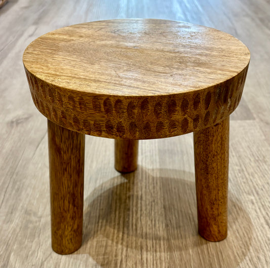 Natural Hand-carved Plant Stand