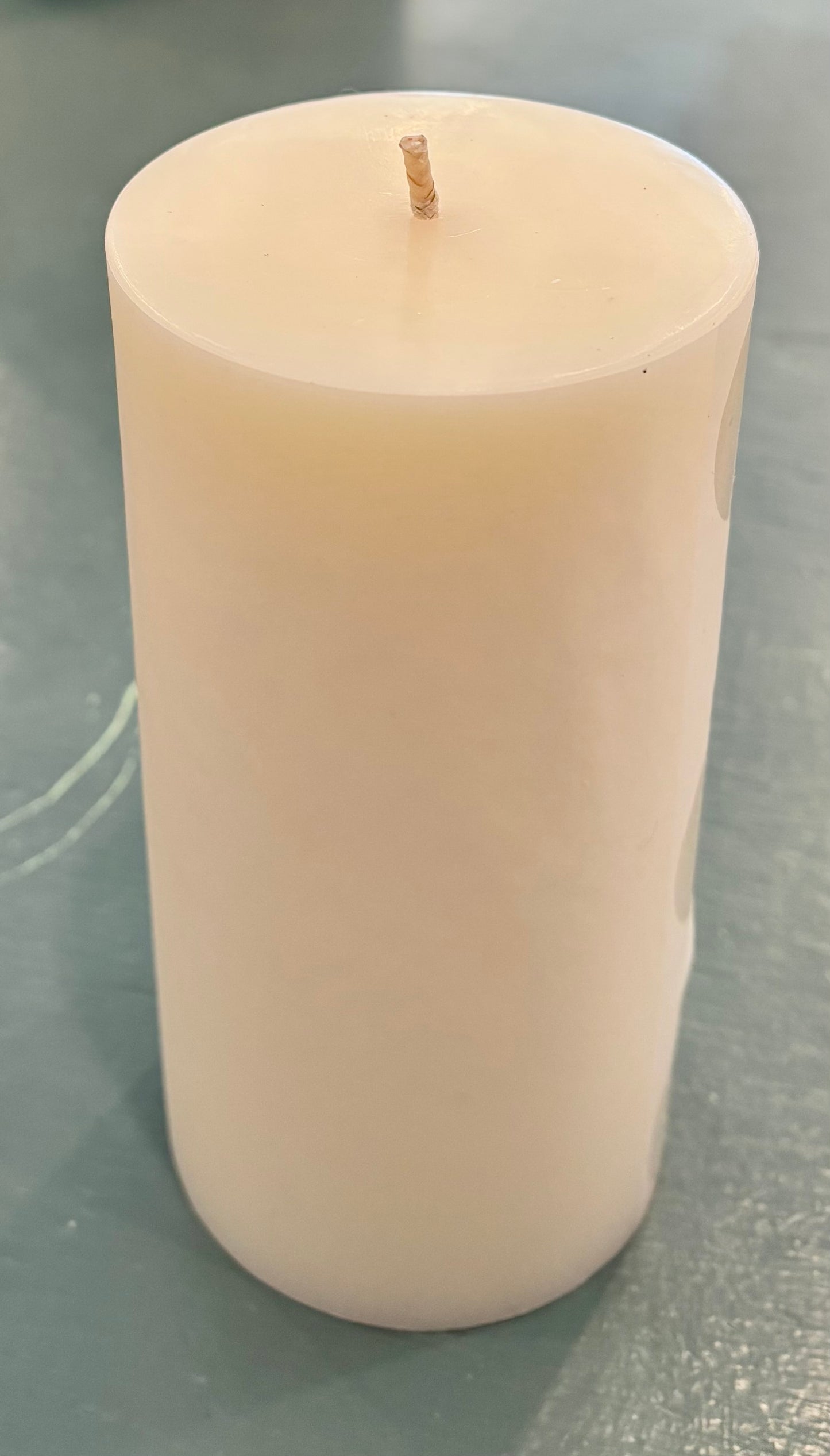 3" x 6" Pillar Candle/Ivory