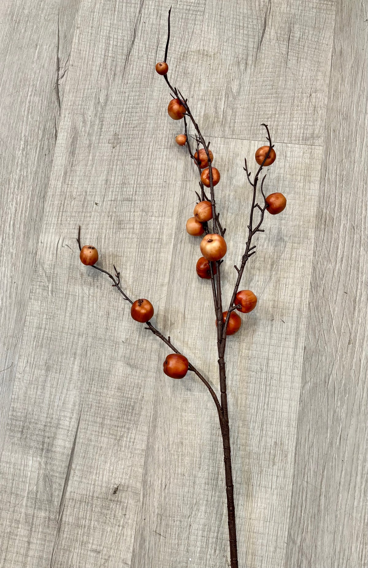 Faux Apple Fruit Branch, 35"