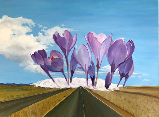 "Spring on the Horizon" Original Oil Painting by Connie Estes Beale