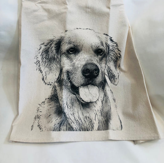 Tea Towel, Golden Retriever