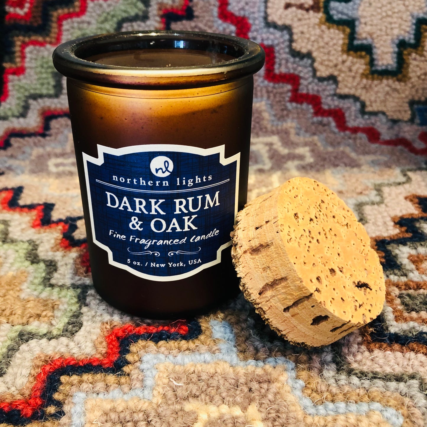 Dark Rum & Oak Candle