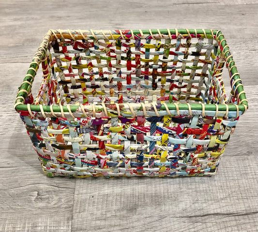 Recycled Paper Basket, Small