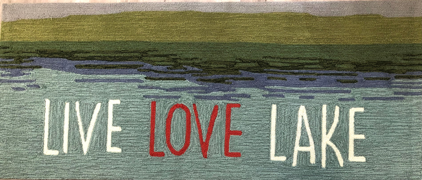 Live Love Lake Indoor/Outdoor Mat
